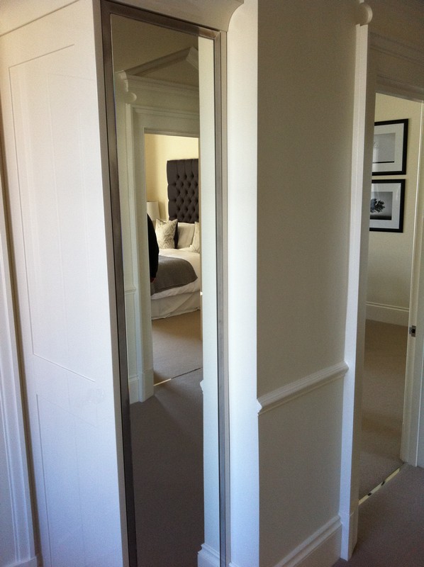 Full-length wardrobe mirror fitted in Hatfield home