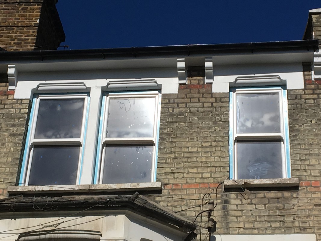 New uPVC sash windows fitted on Victorian terrace in Hatfield